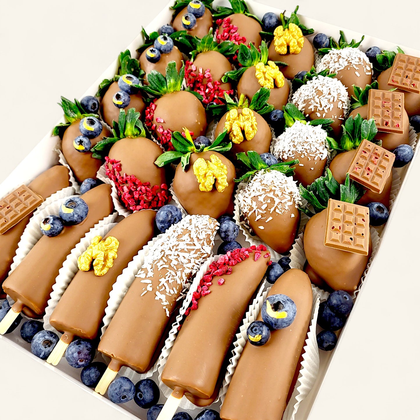 „Blueberry“ Erdbeeren‑Bananen Magnum Box