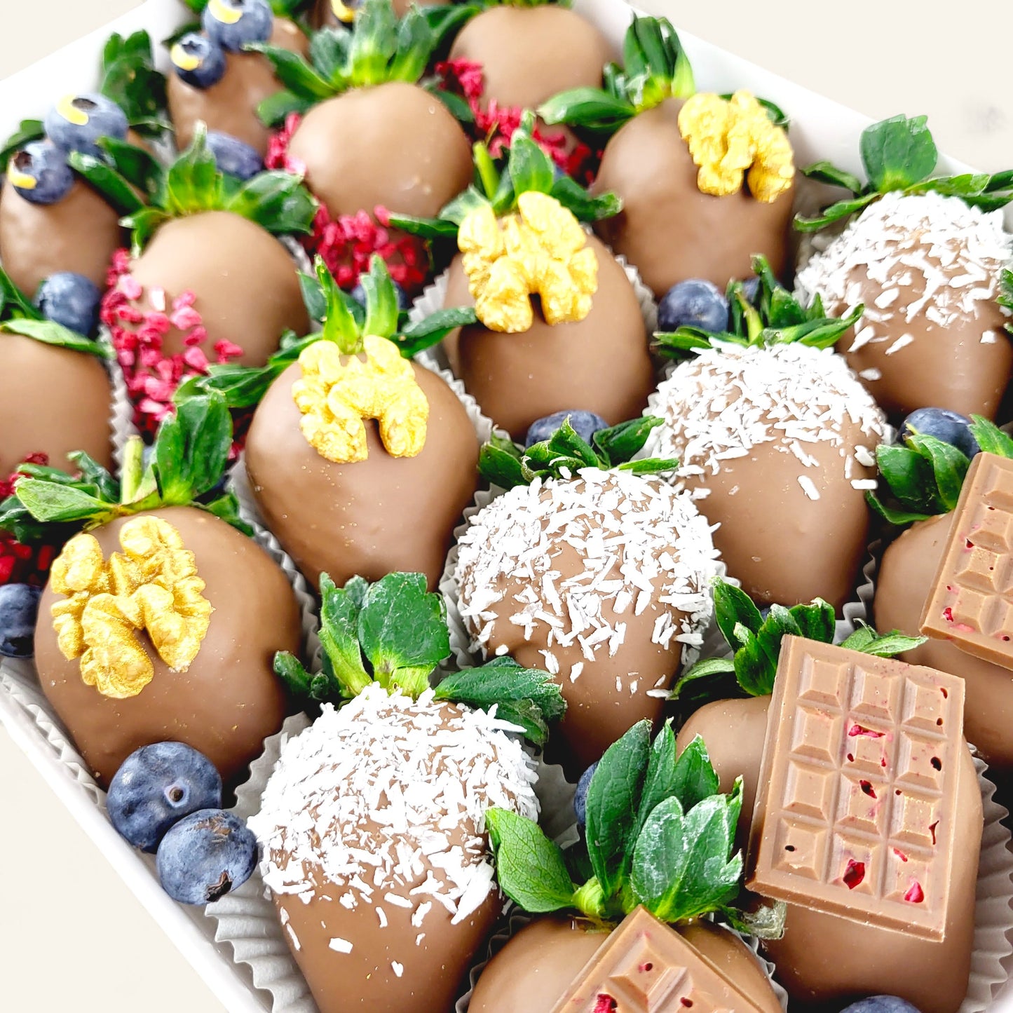 „Blueberry“ 20er Erdbeeren Box