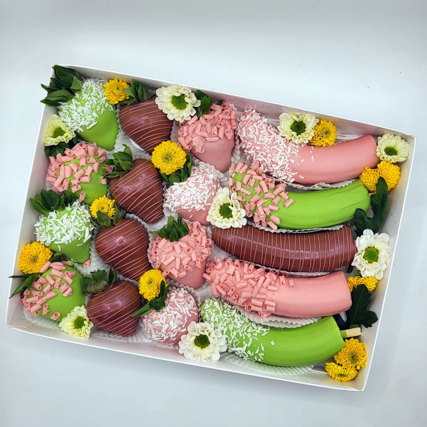 "MUTTER" Erdbeeren & Bananen Pralinen Box