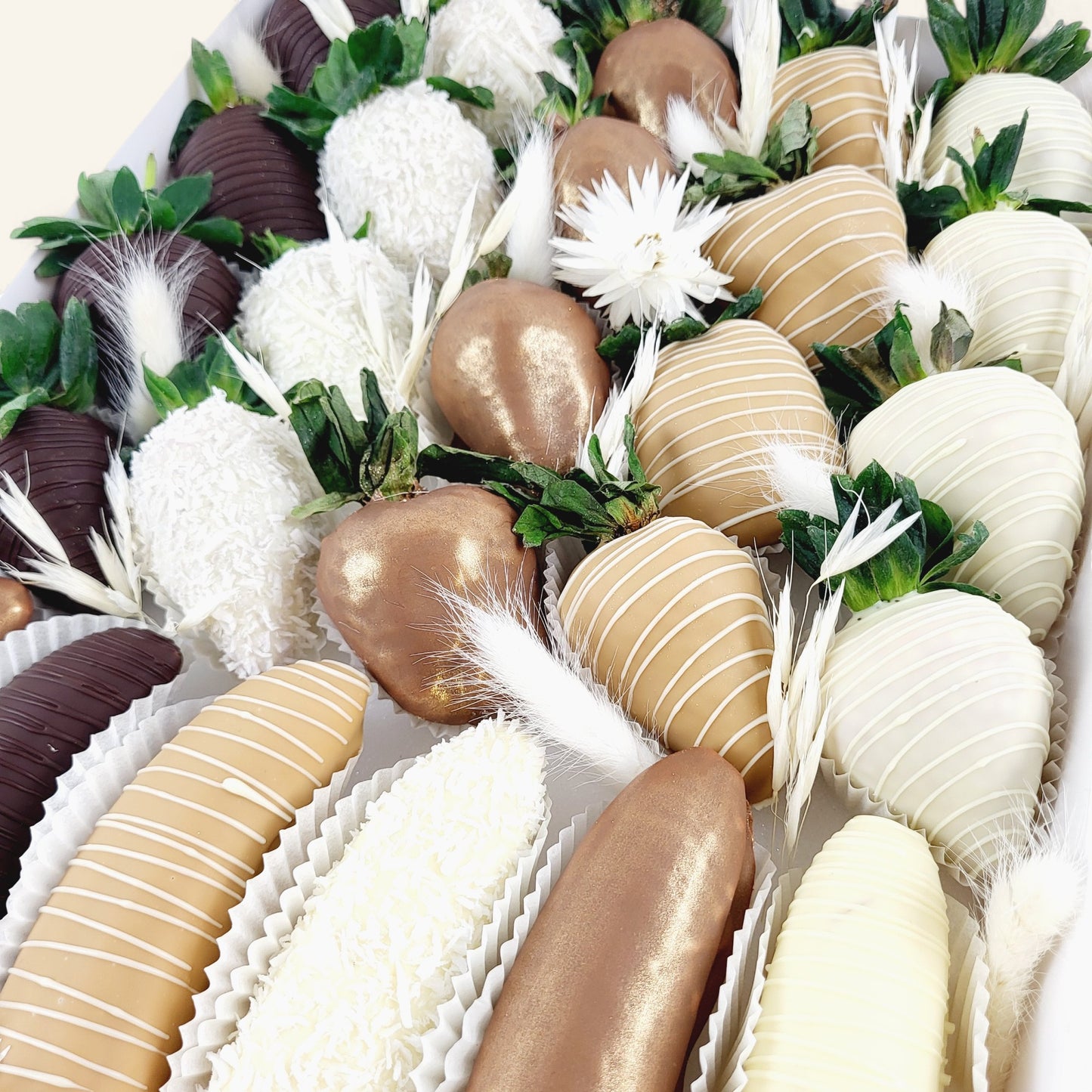 "Boho" Edbeeren-Bananen Magnum Box