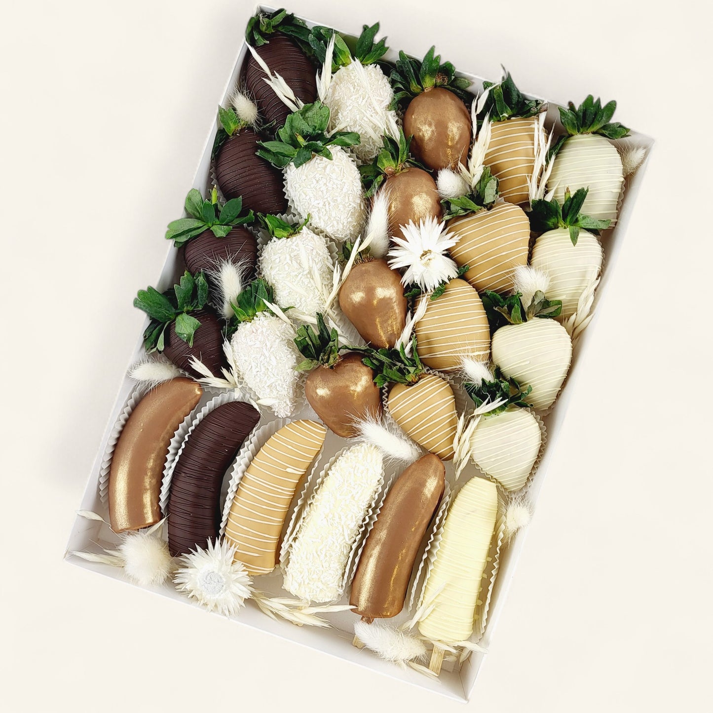 "Boho" Edbeeren-Bananen Magnum Box