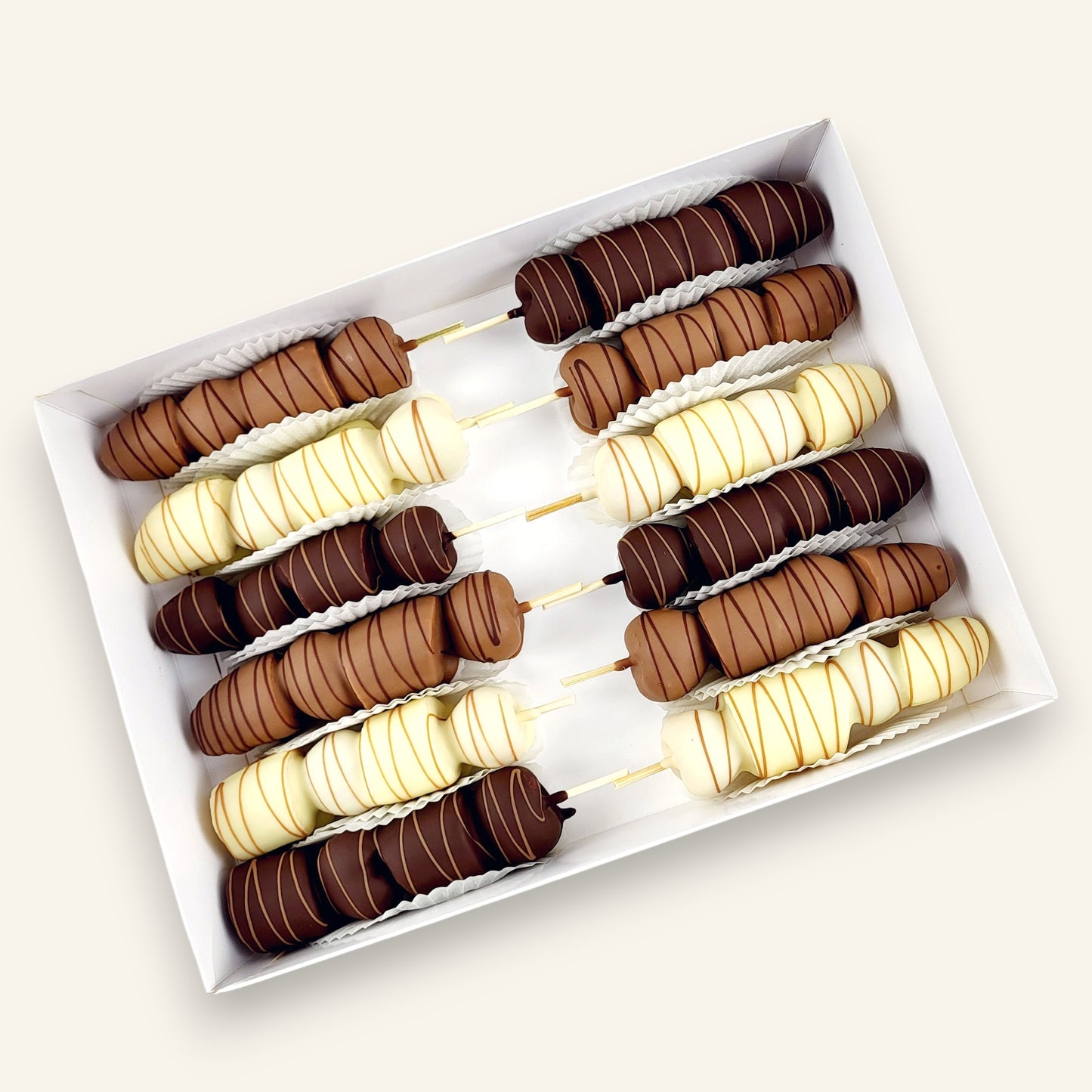 Erdbeer-Bananen Party-Spieße Medium