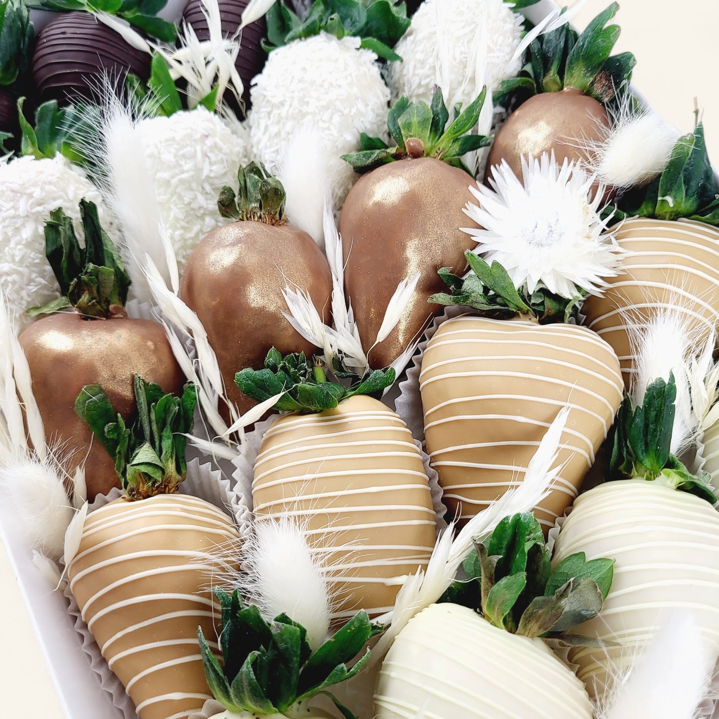 "Boho" 20er Erdbeeren Box