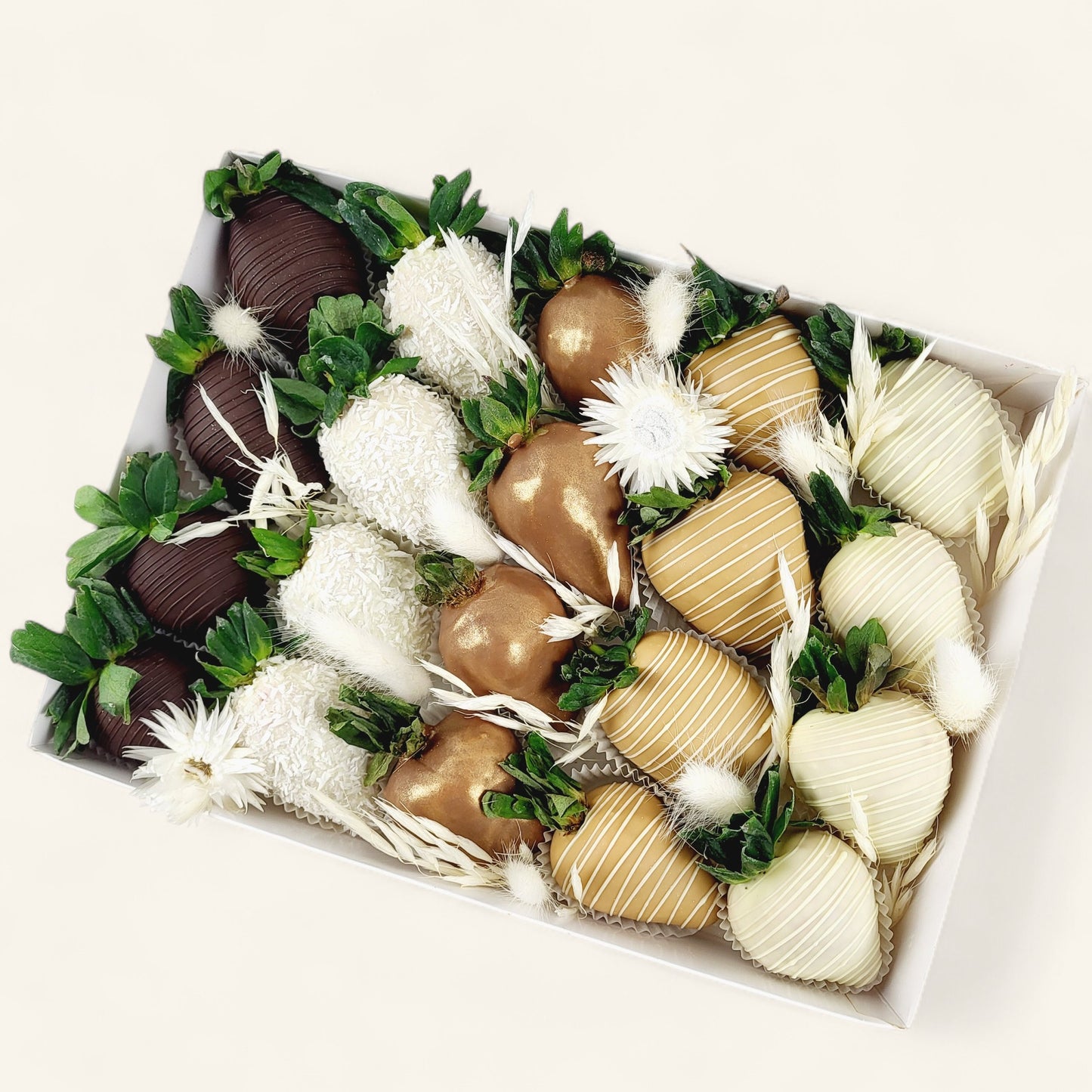"Boho" 20er Erdbeeren Box