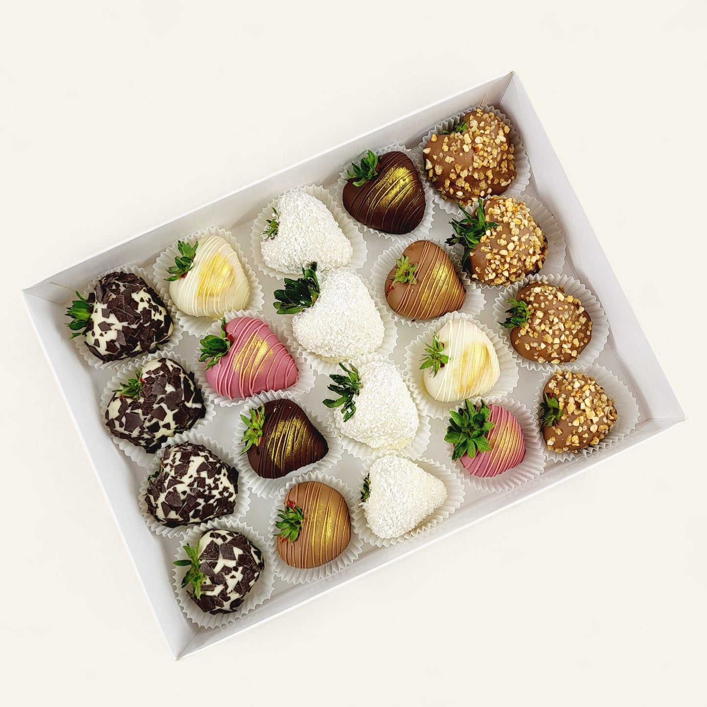 Deluxe Erdbeer Pralinen Magnum