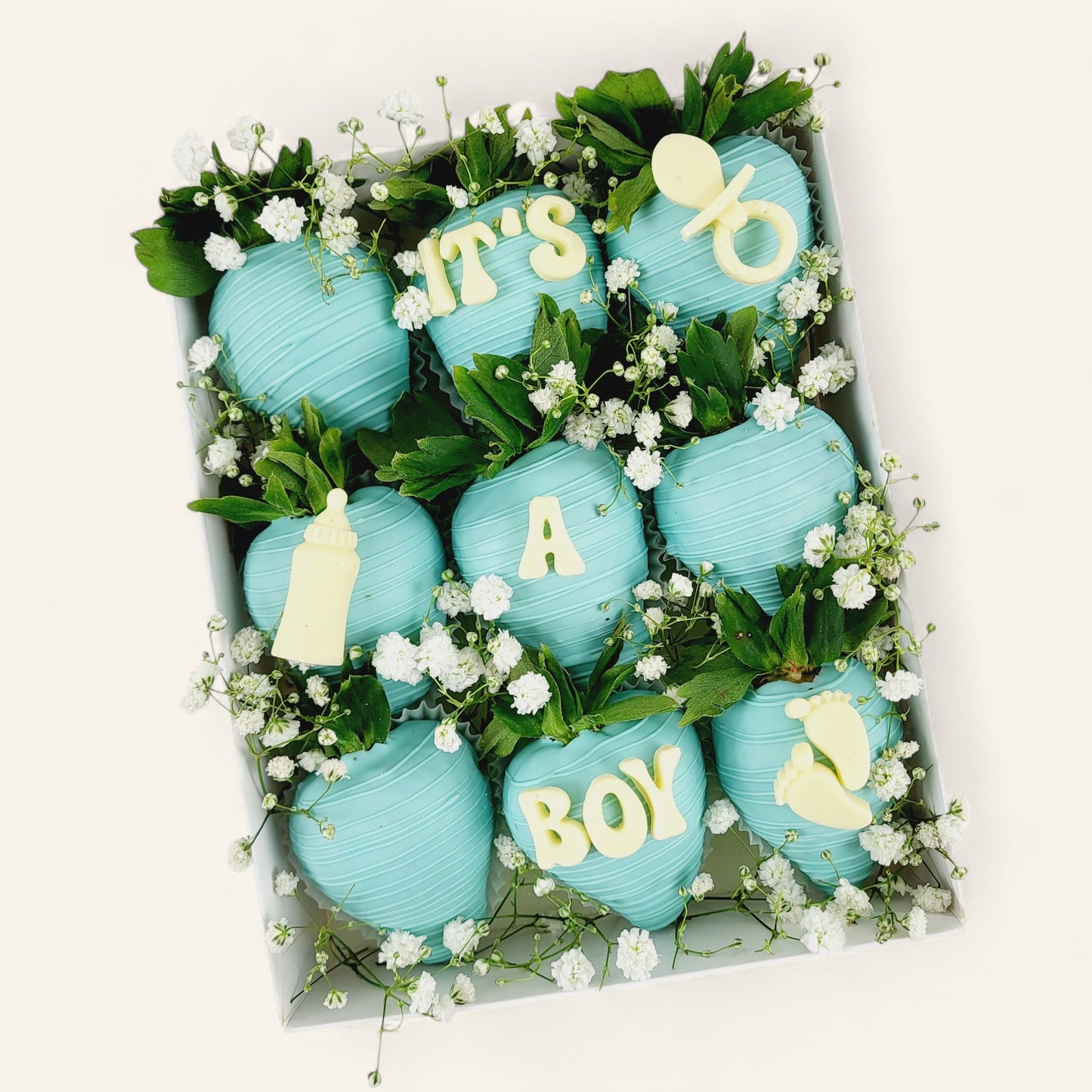 „It’s a Boy“ Erdbeer Pralinen Box