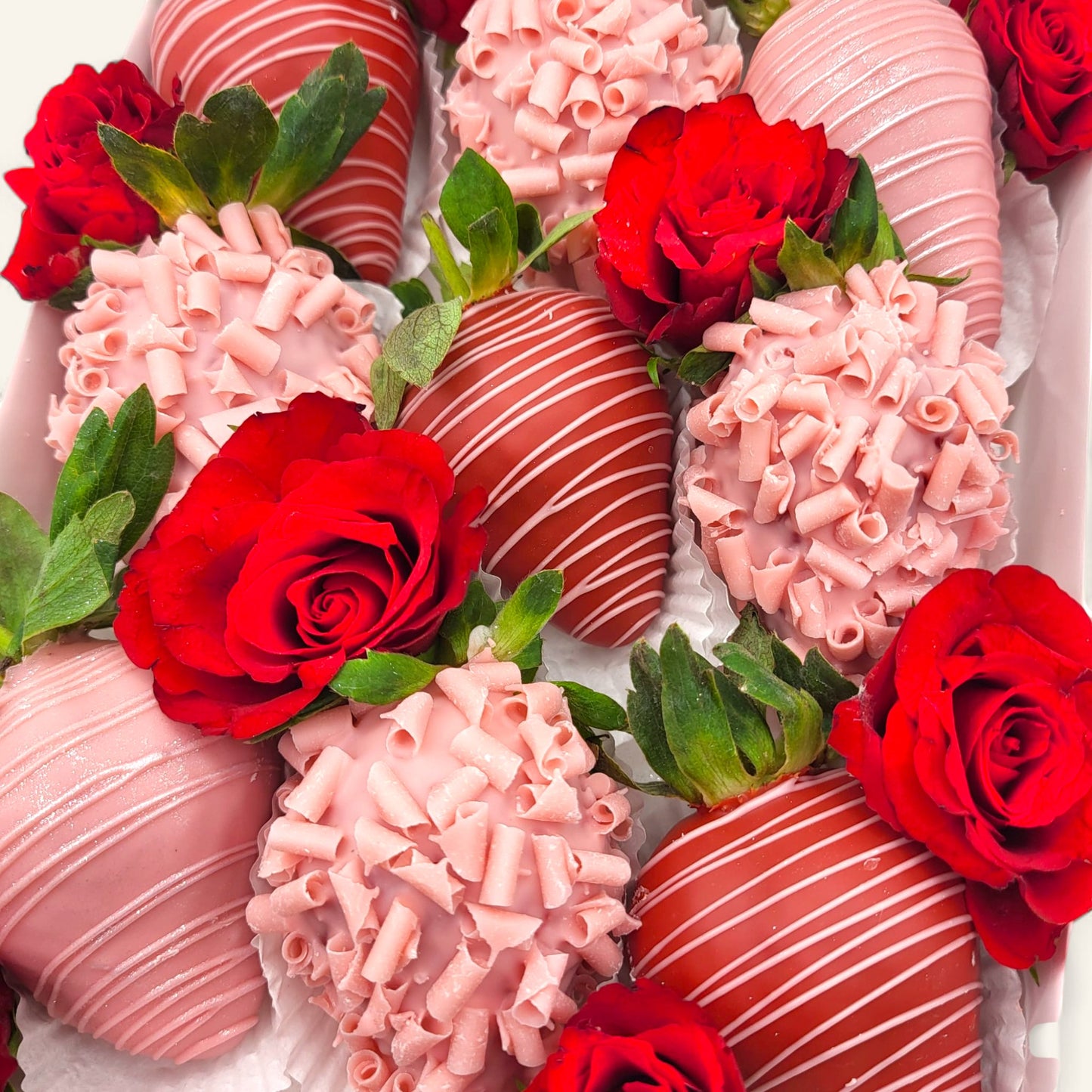 „Sweet Moment“ 9er Erdbeer Pralinen Box