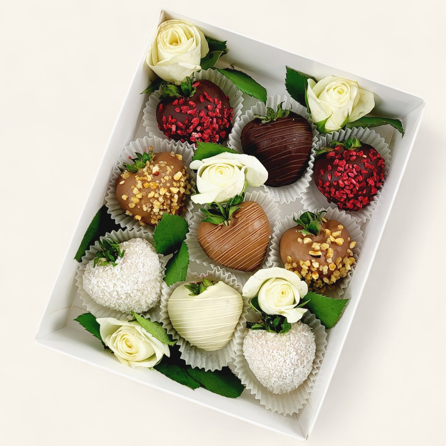 White Rose Erdbeer Pralinen Medium