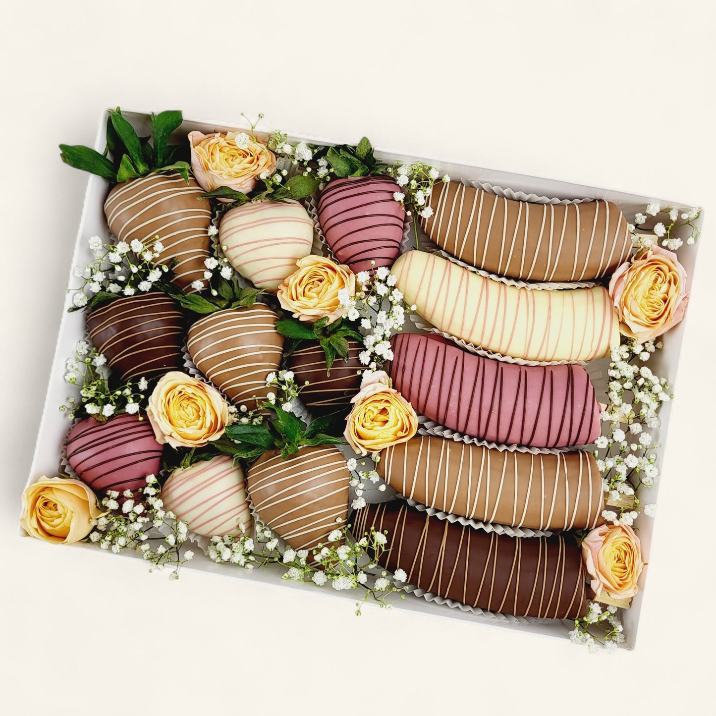 „Sweety“ Erdbeer & Banane Pralinen Box