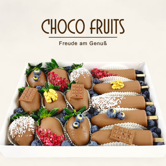 „Blueberry“ Erdbeeren-Bananen Box
