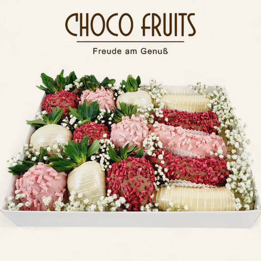„Be Gorgeous“ Erdbeer & Banane Pralinen Box