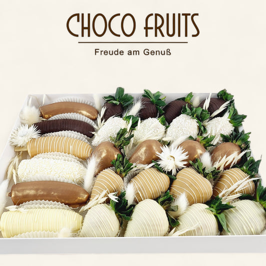 "Boho" Edbeeren-Bananen Magnum Box