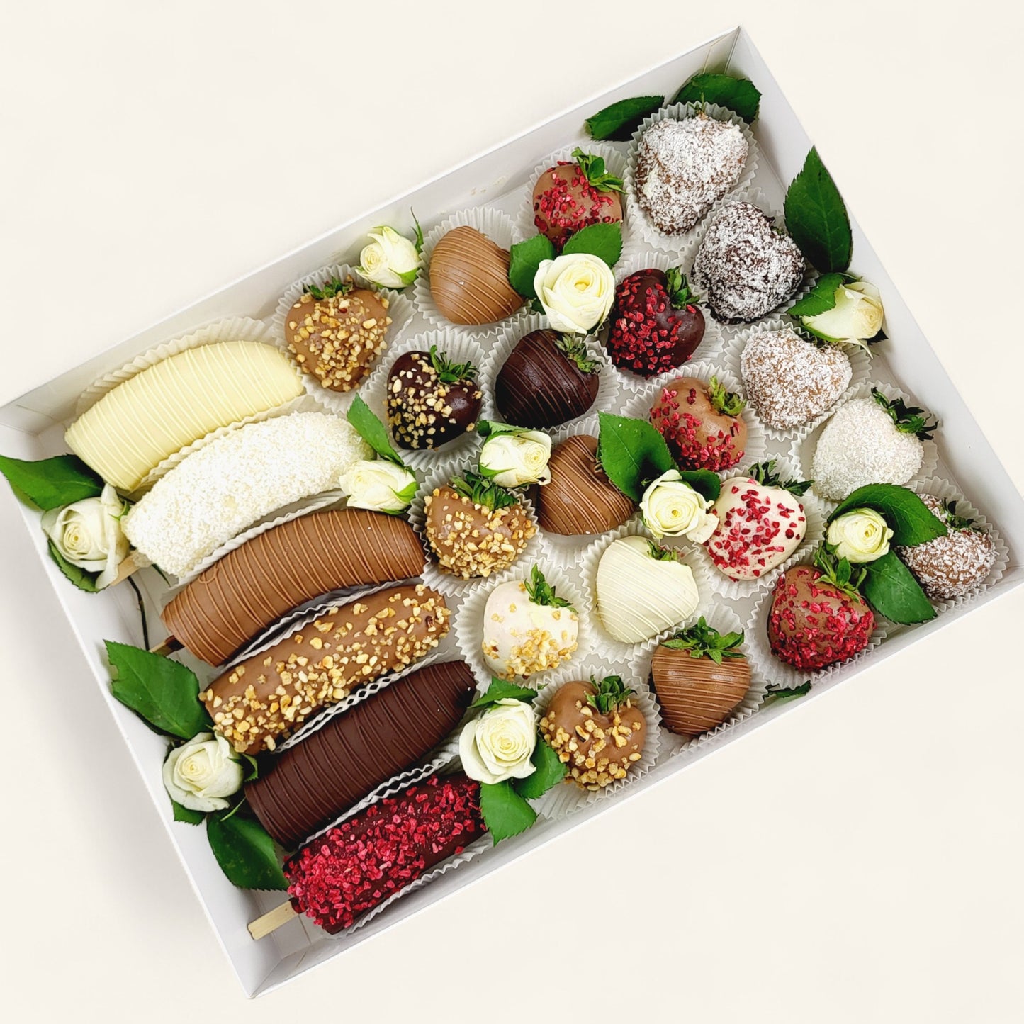 White Rose Erdbeer & Banane Pralinen Magnum