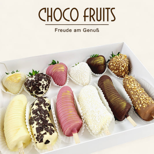 Deluxe Erdbeer & Banane Pralinen Medium