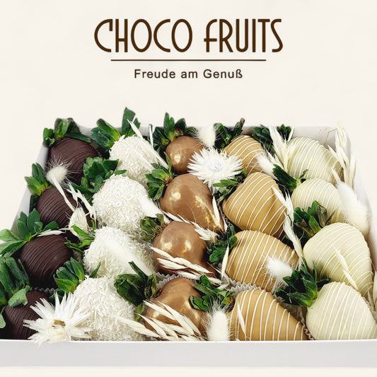 "Boho" 20er Erdbeeren Box