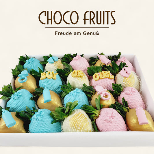 „Boy or Girl“ Erdbeeren Box