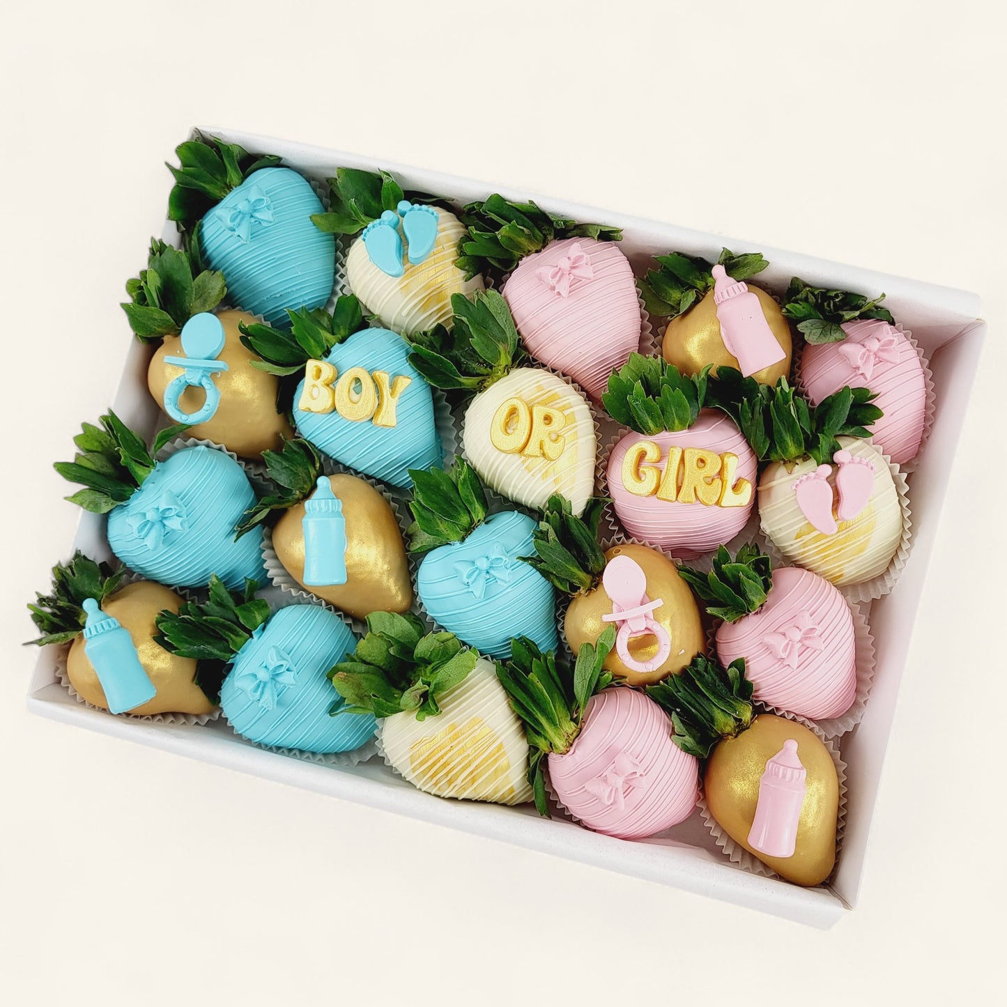 „Boy or Girl“ Erdbeeren Box