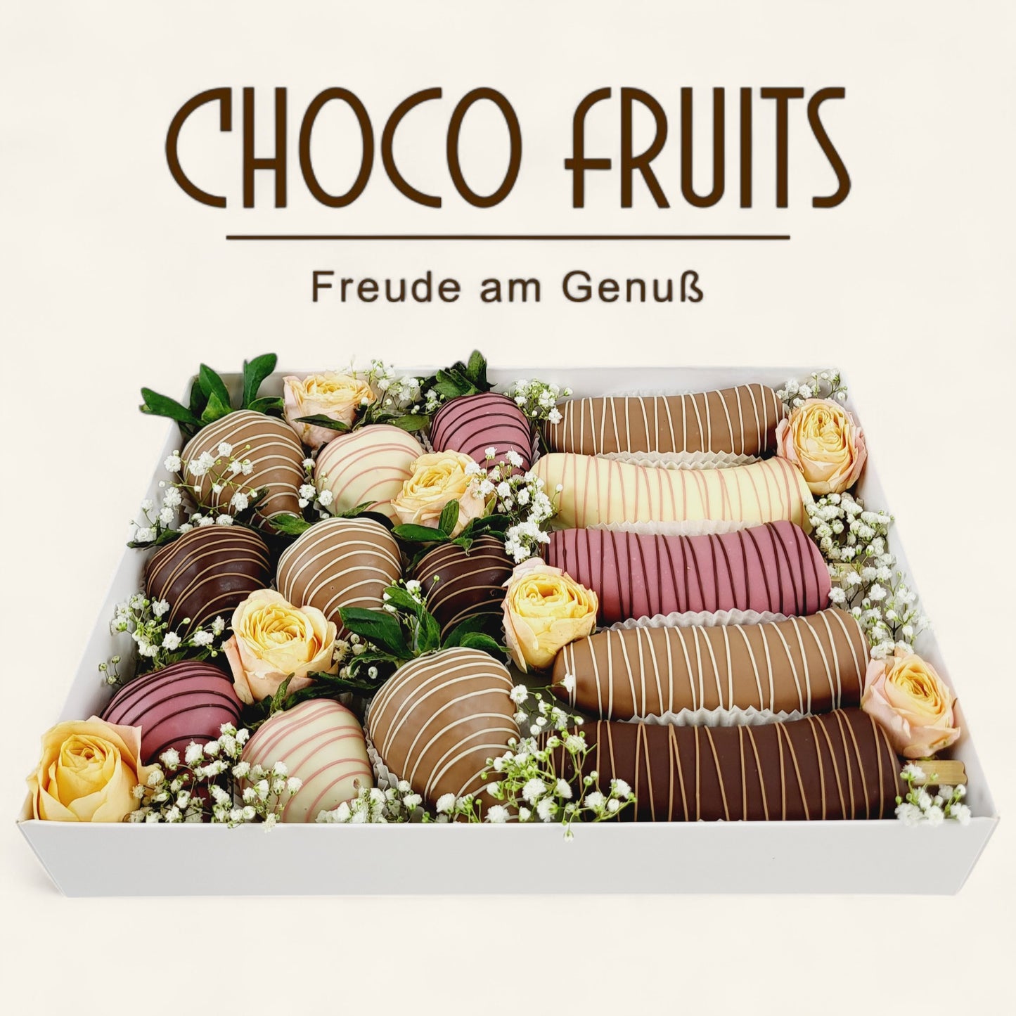 „Sweety“ Erdbeer & Banane Pralinen Box