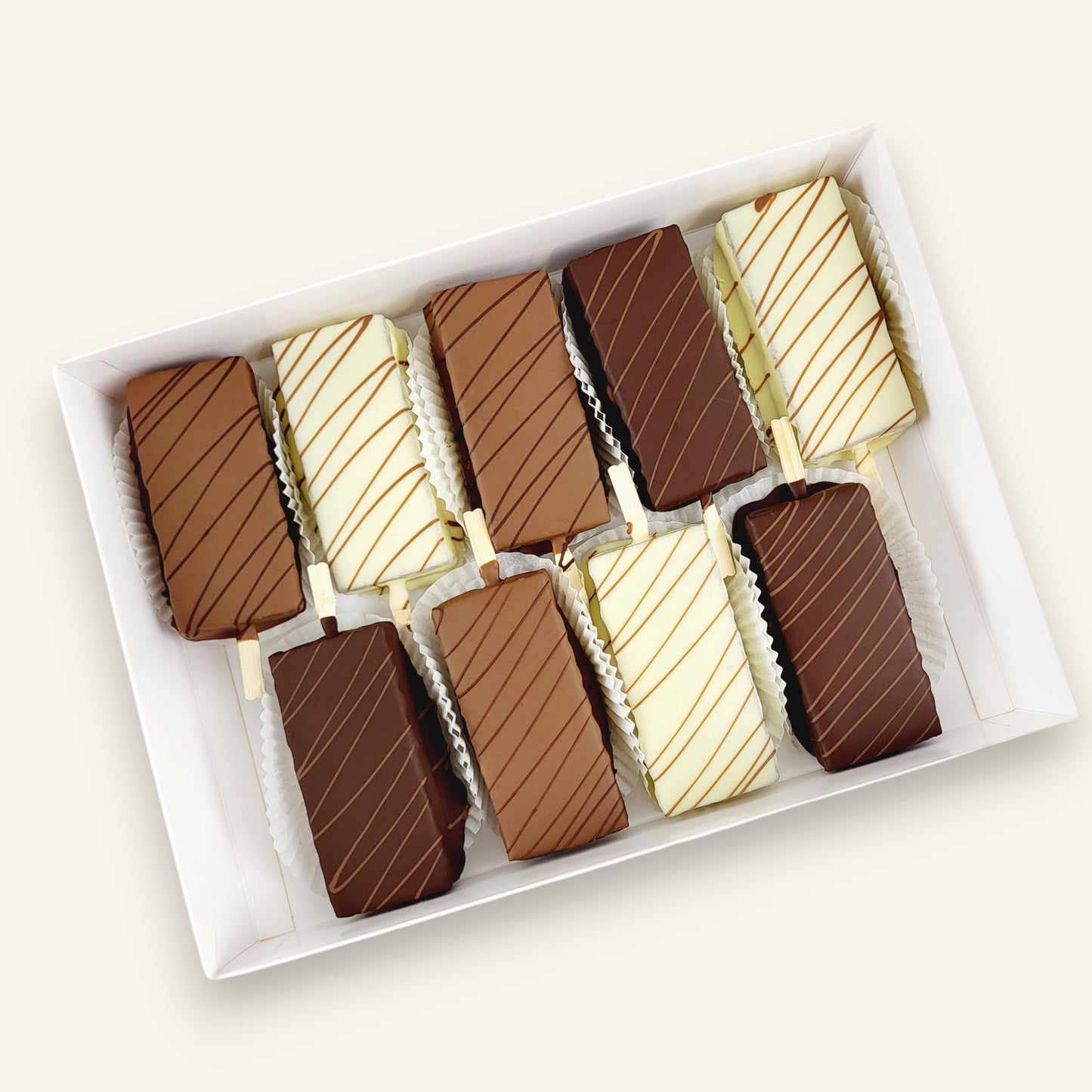 Schoko Milchschnitten Box