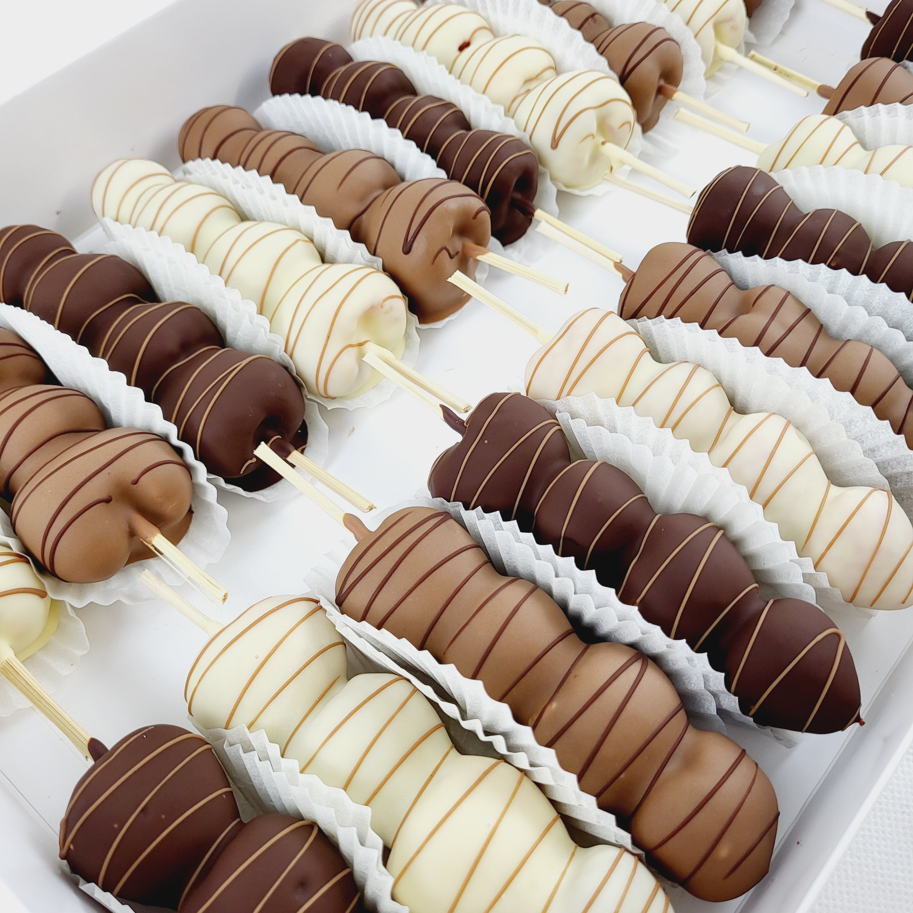 Erdbeeren Party-Spieße Magnum – Chocofruits Erdbeeren Party-Spieße Magnum – Chocofruits